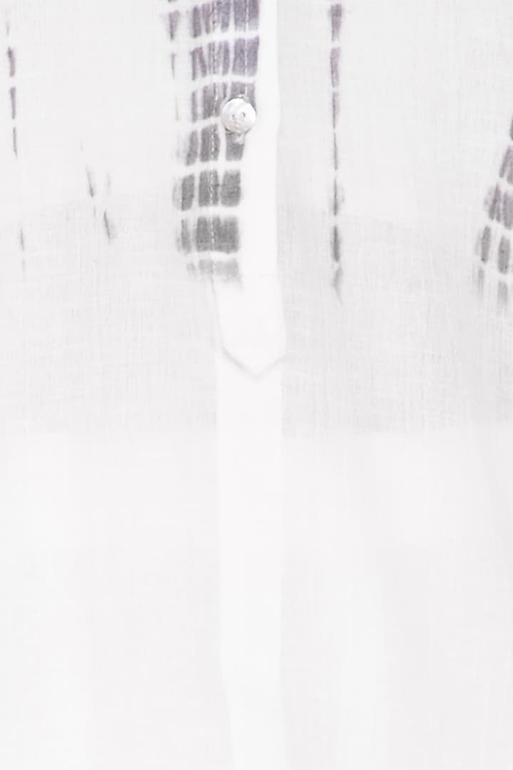 White Organic Cotton Dhoti Pants by Urvashi Kaur at Pernia's Pop Up Shop