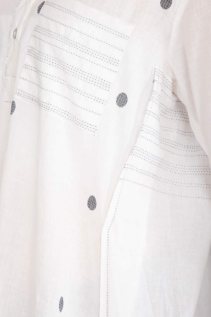White Sheer Top by Urvashi Kaur at Pernia's Pop Up Shop