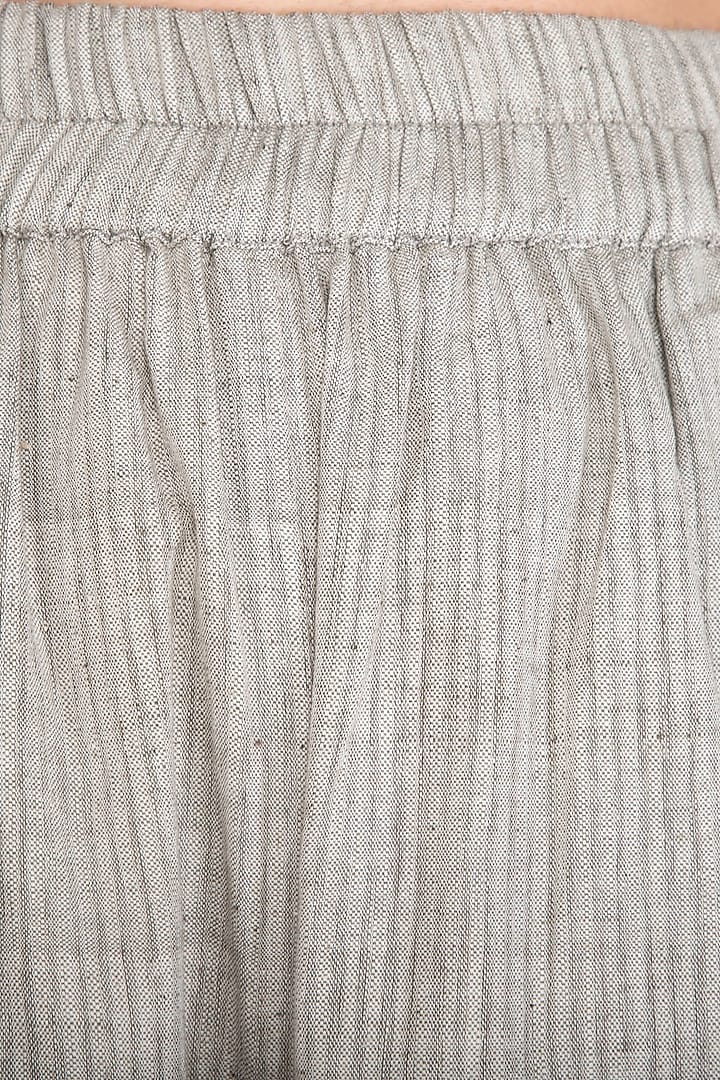 Grey Parallel Pants by Urvashi Kaur at Pernia's Pop Up Shop