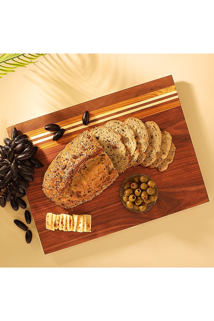 Brown American Walnut Chopping Board by Utopia Choice at Pernia's Pop Up Shop