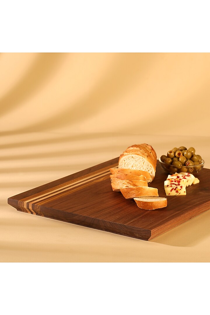 Brown American Walnut Chopping Board by Utopia Choice at Pernia's Pop Up Shop
