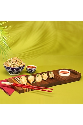 Brown American Walnut Platter by Utopia Choice
