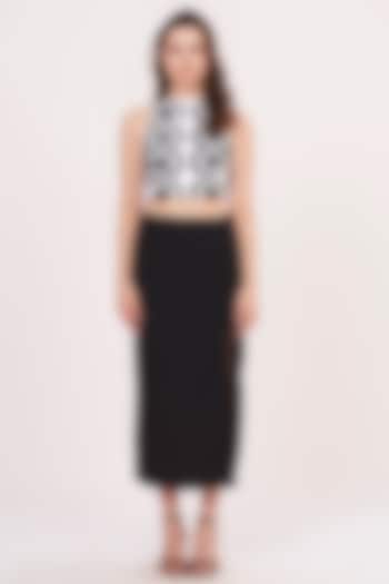 Black & White Muslin Co-Ord Set by House of Varada at Pernia's Pop Up Shop