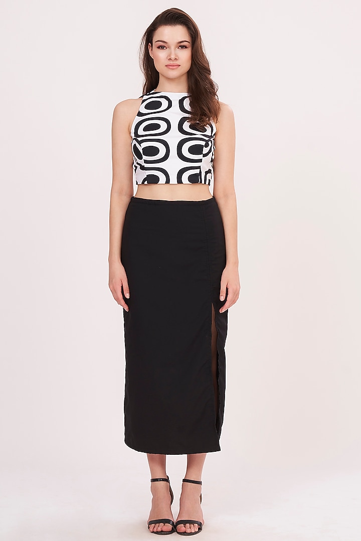 Black & White Muslin Co-Ord Set by House of Varada at Pernia's Pop Up Shop
