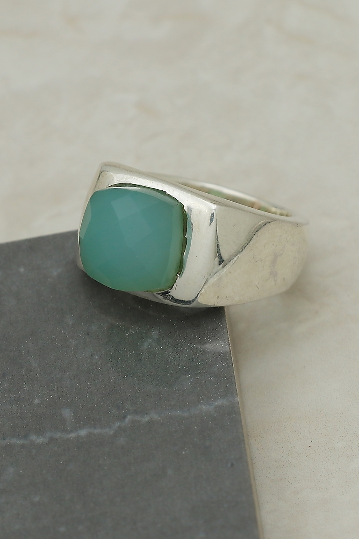 新品 V by Laura Vann Chalcedony ring V Chalcedony Ring, SS | Muse Jewelry Online Store