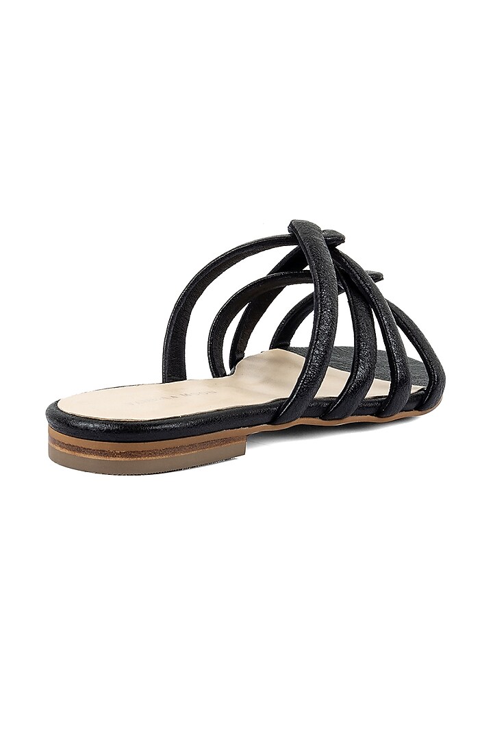 Black Slip-On Flats by VANILLA MOON at Pernia's Pop Up Shop