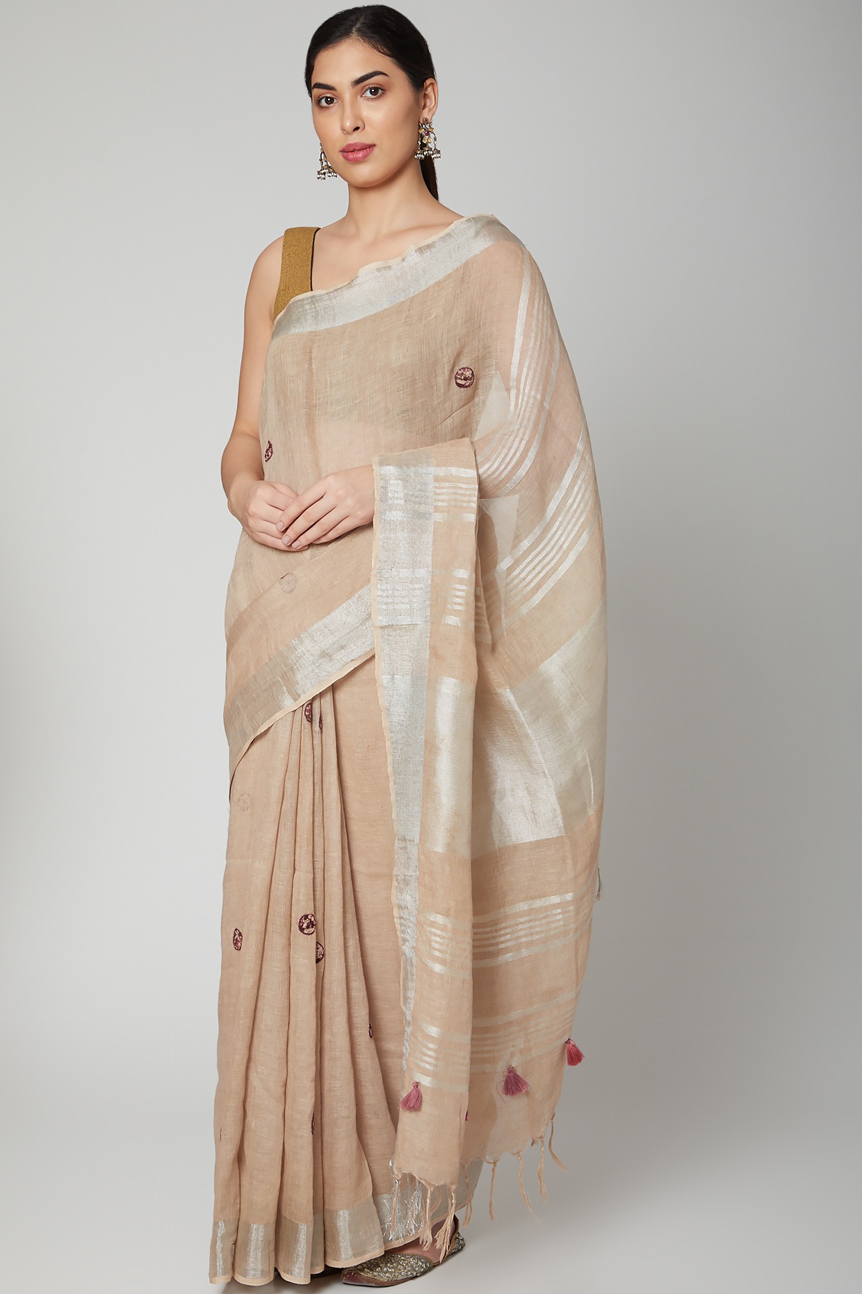 Buy Begumpuri Khadi Cotton Saree With Blouse Piece,handwoven Sari, Handmade  Khadi Cotton Saree for Women, Cotton Handloom Sari.indian Sarees. Online in  India - Etsy