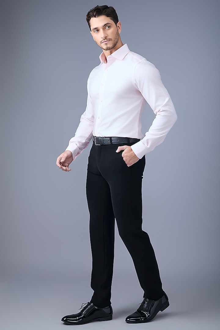 Pink Cotton Party Wear Shirt by VAROIN MARWAH at Pernia's Pop Up Shop