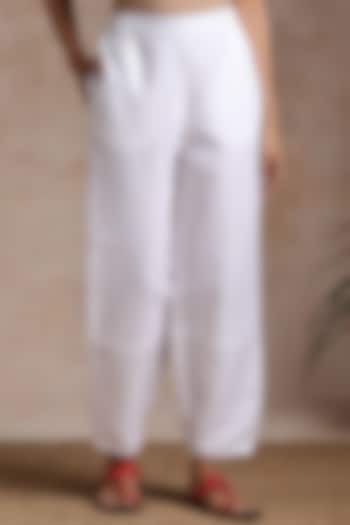 White Linen Pants by Vasstram at Pernia's Pop Up Shop
