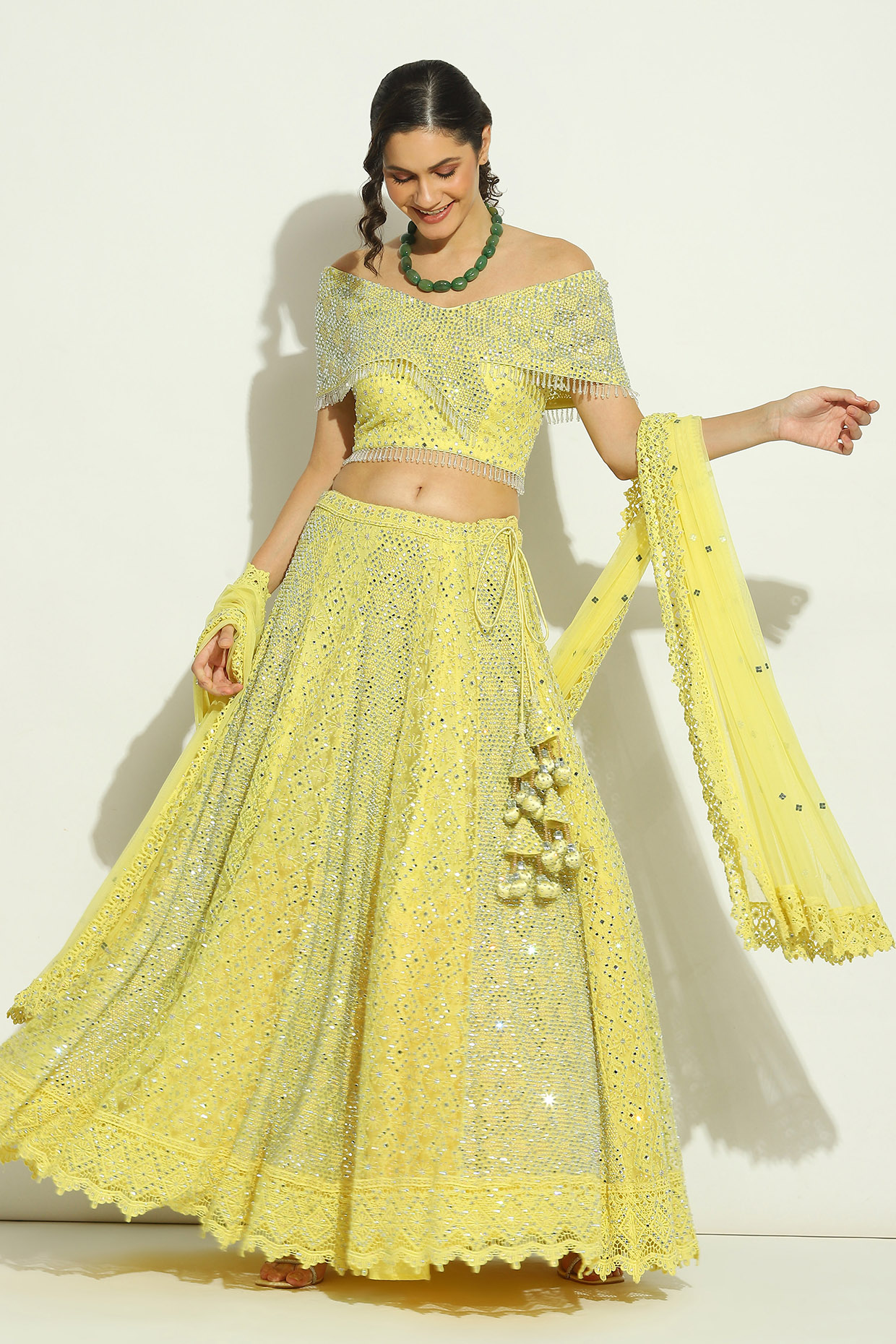 Party Wear, Reception Yellow color Art Silk fabric Salwar Kameez : 1878397