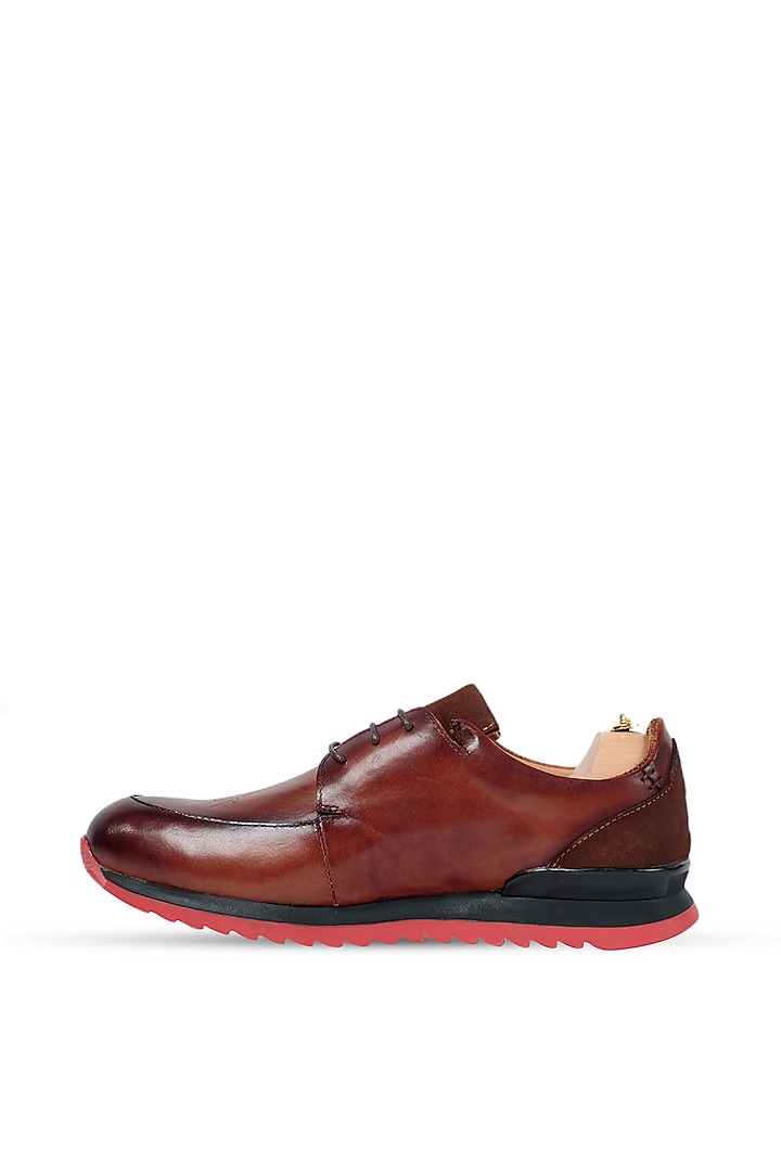 Brown Leather Shoes by Vantier Fashion at Pernia's Pop Up Shop