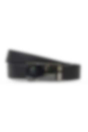 Black Leather Belt by Vantier Fashion at Pernia's Pop Up Shop
