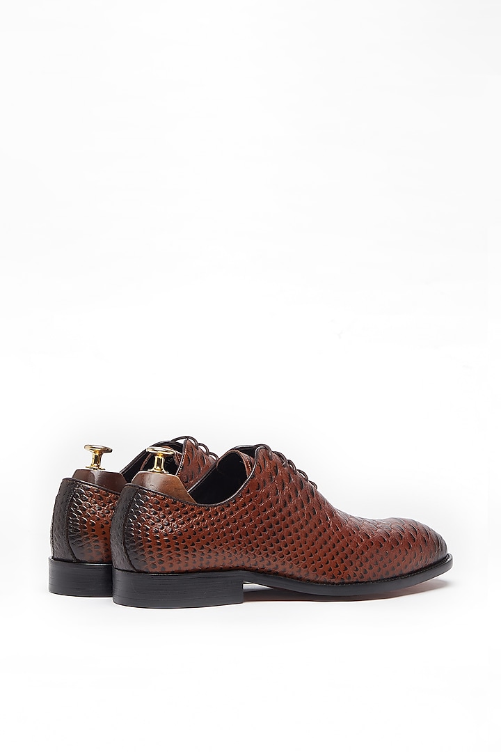 Brown Pure Leather Shoes by Vantier Fashion at Pernia's Pop Up Shop