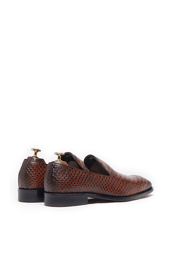 Brown Shoes In Pure Leather by Vantier Fashion at Pernia's Pop Up Shop