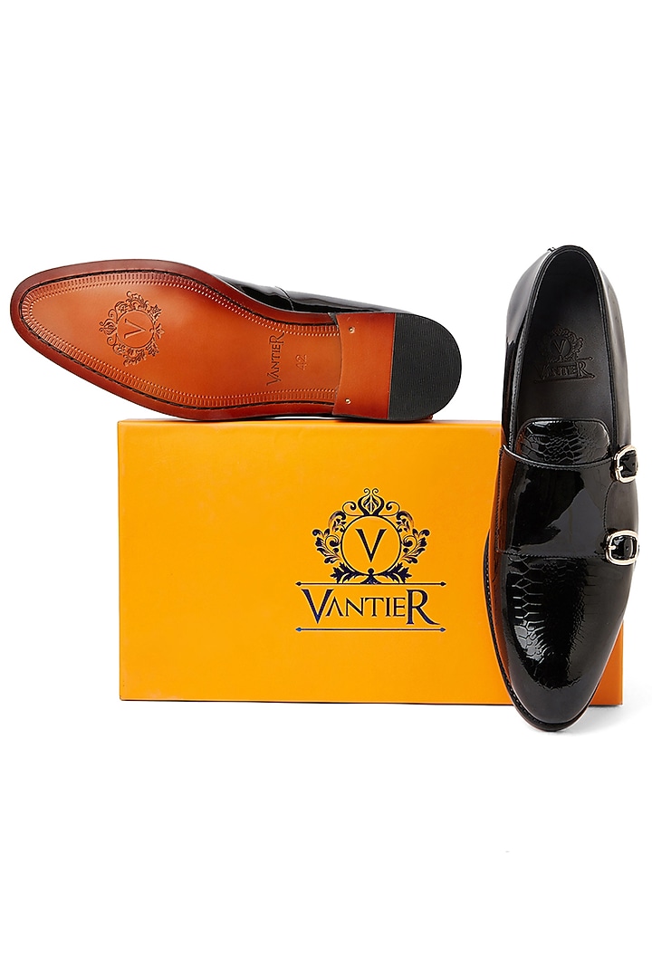 Black Patent Leather Shoes by Vantier Fashion at Pernia's Pop Up Shop