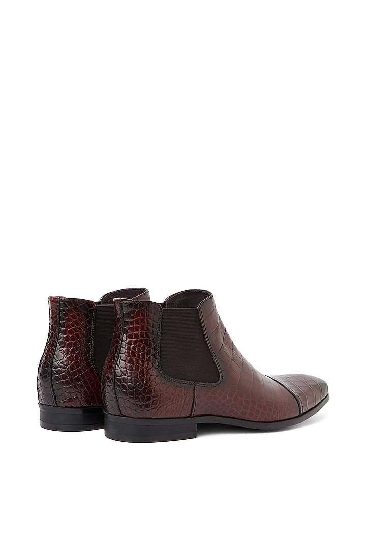 Brown Handcrafted Shoes In Pure Leather by Vantier Fashion at Pernia's Pop Up Shop