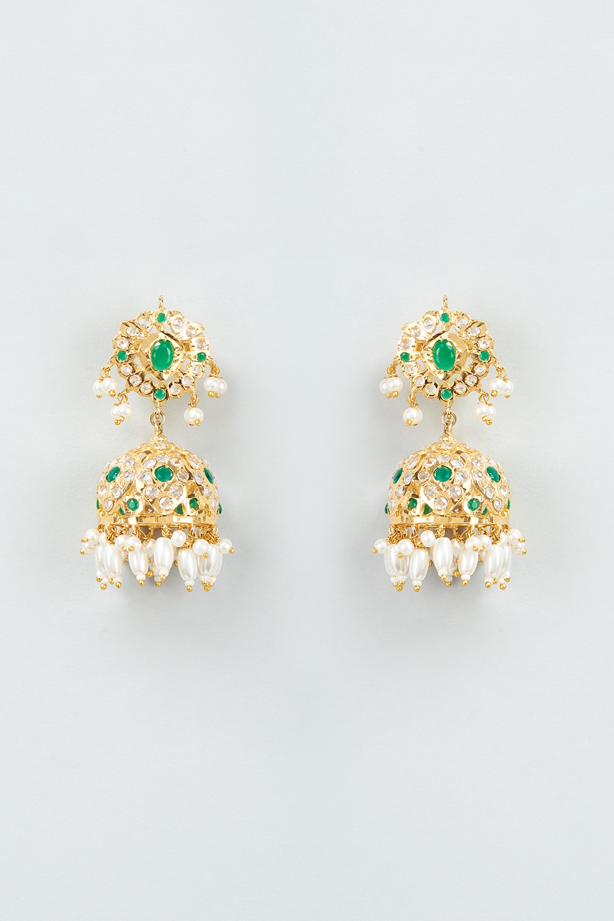 Genuine Natural Emerald Earring Studs in 18k Solid Yellow Gold With  Diamonds/halo Emerald Earrings/unique Quality Handmade Emerald Jewelry -  Etsy