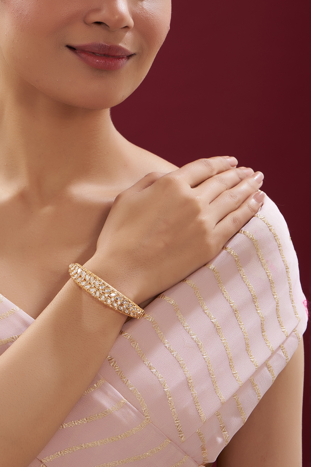 Kundan Polki Bangles photo | Bridal bangles, Gold necklace indian bridal  jewelry, Gold bangles design