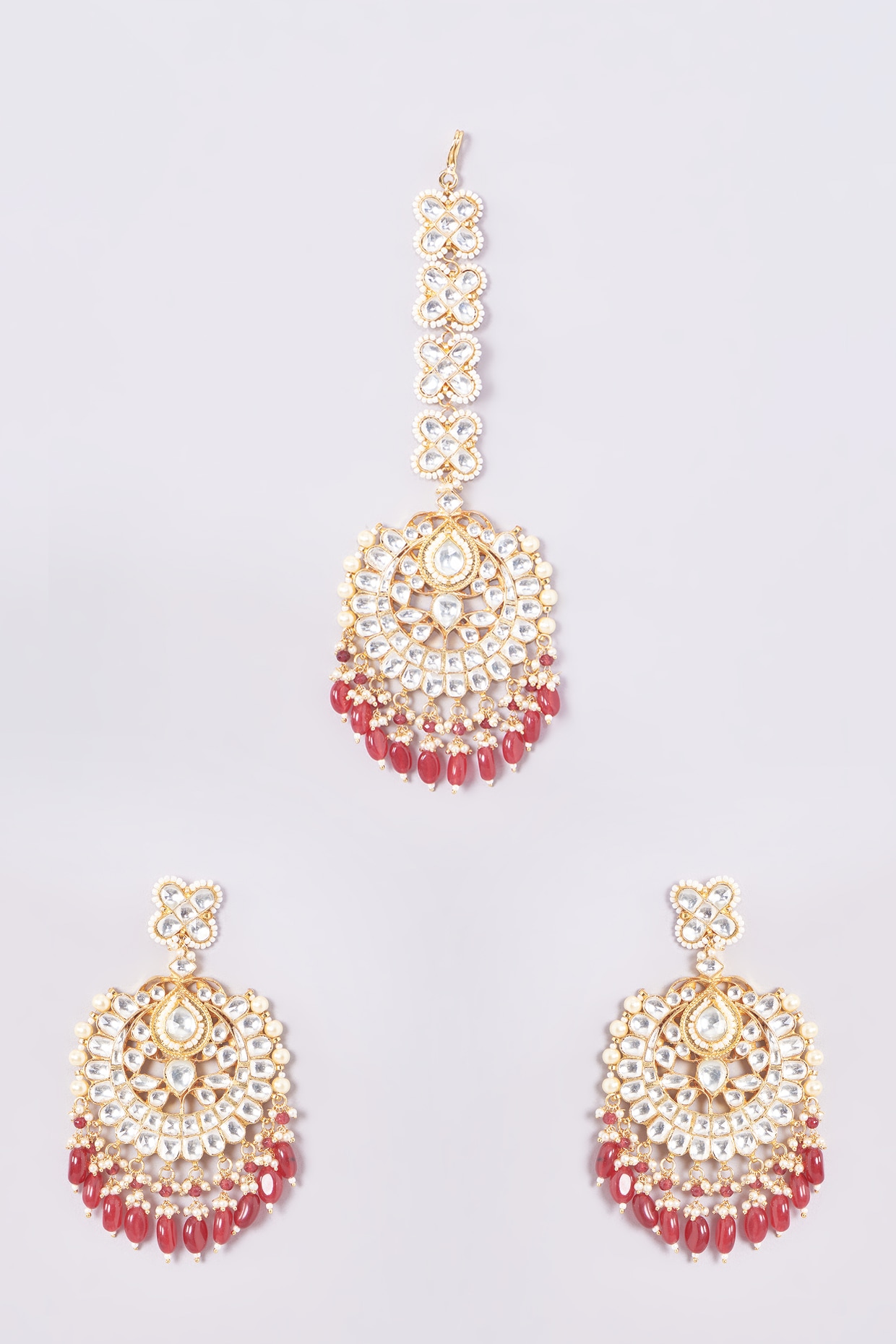 Maang Tikka Earrings Set For Women Buy Online – Gehna Shop