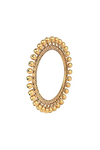 Gold Finish Bali Pacheli Bangle by VASTRAA Jewellery