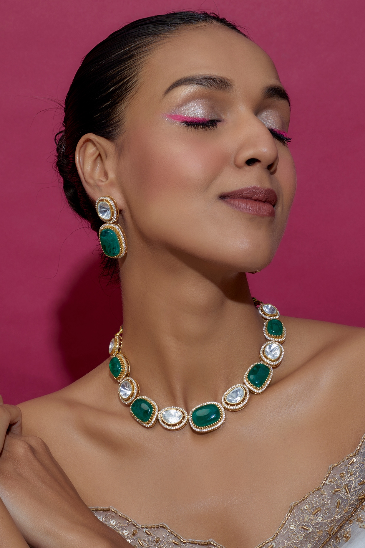 Emerald stone outlet jewellery