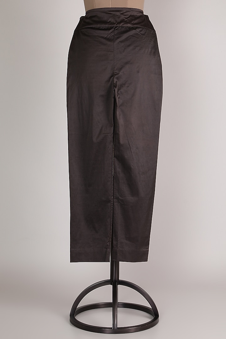 Black Cotton Pants by VASTRAA at Pernia's Pop Up Shop