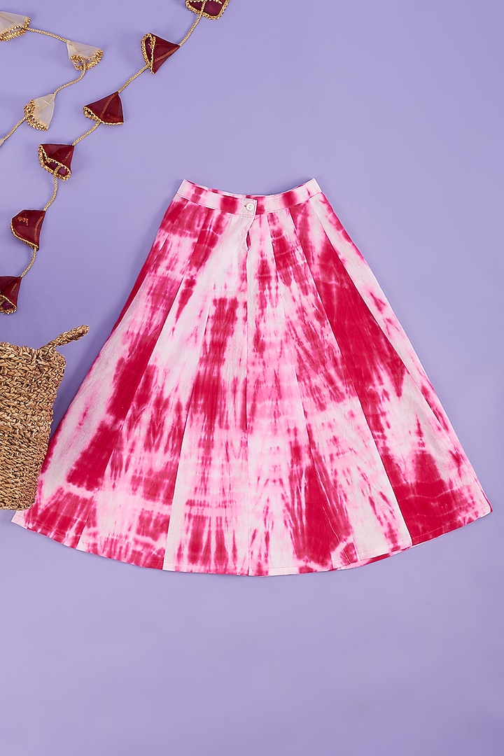 Multi-Coloured Printed Jumpsuit For Girls by Vastra Vinod at Pernia's Pop Up Shop