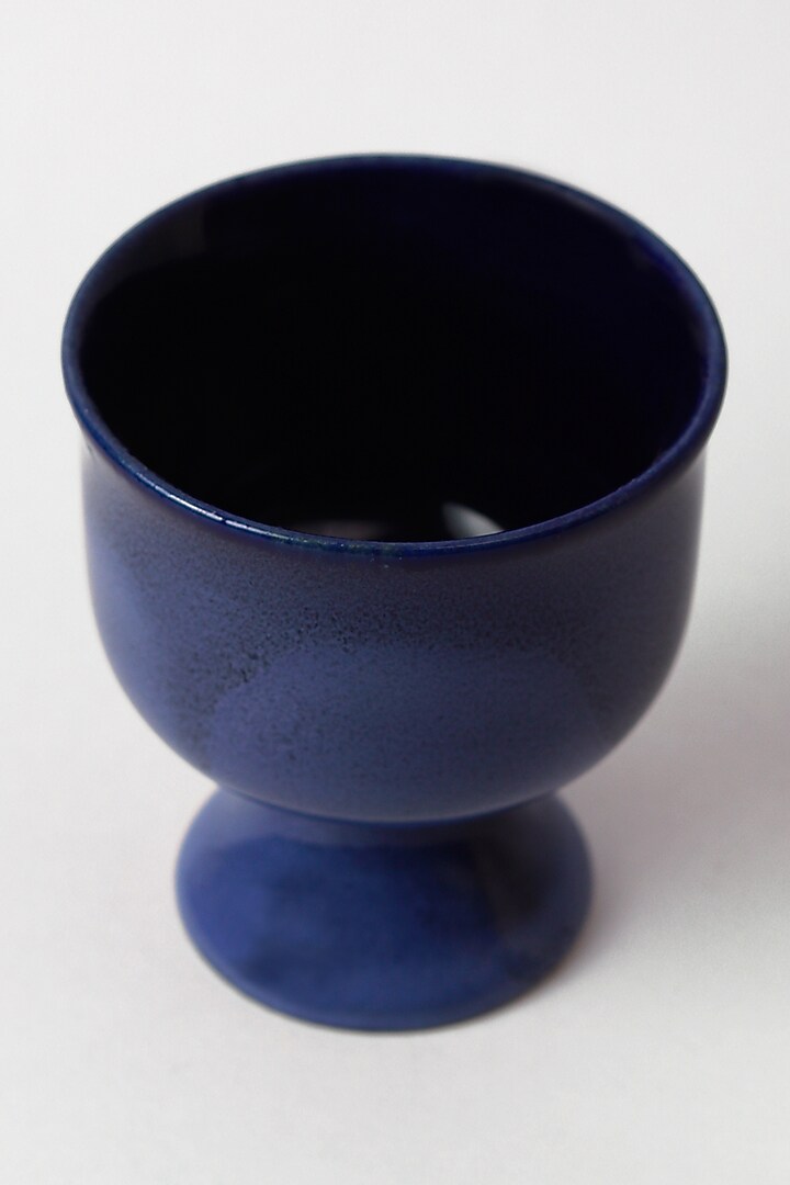 Indigo Handmade Dessert Cups (Set Of 4) by VATA LIVING at Pernia's Pop Up Shop