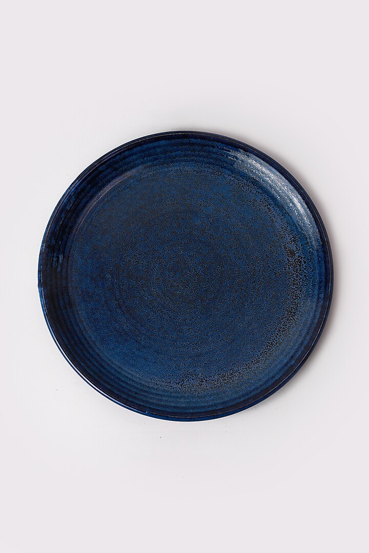 Indigo Handmade Plates (Set Of 6) by VATA LIVING at Pernia's Pop Up Shop