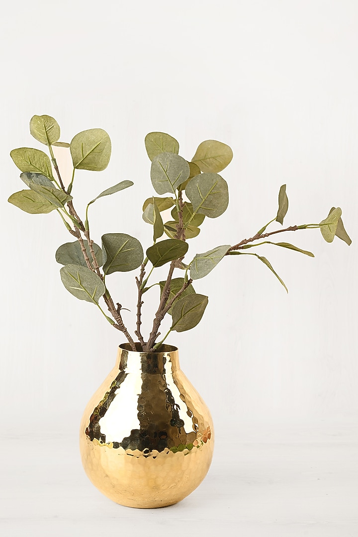 Gold Brass Lota Vase by VATA LIVING at Pernia's Pop Up Shop