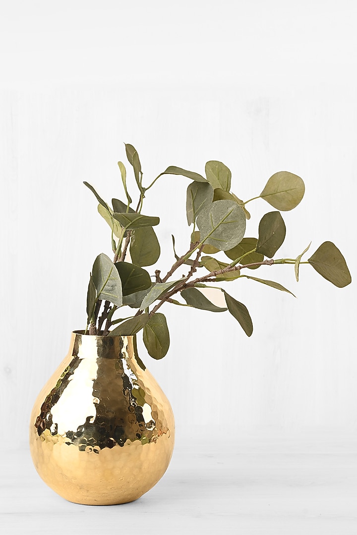 Gold Brass Lota Vase by VATA LIVING at Pernia's Pop Up Shop