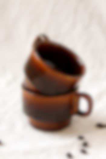Cacao Tea Mugs (Set of 2) by VATA LIVING