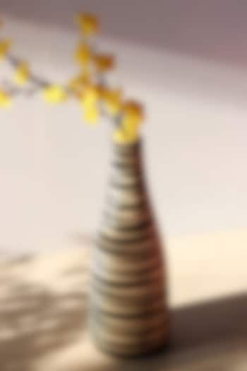 Black Stoneware Vase by VATA LIVING at Pernia's Pop Up Shop