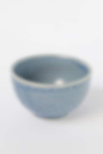 Light Blue Stoneware Bowls (Set of 2) by VATA LIVING at Pernia's Pop Up Shop