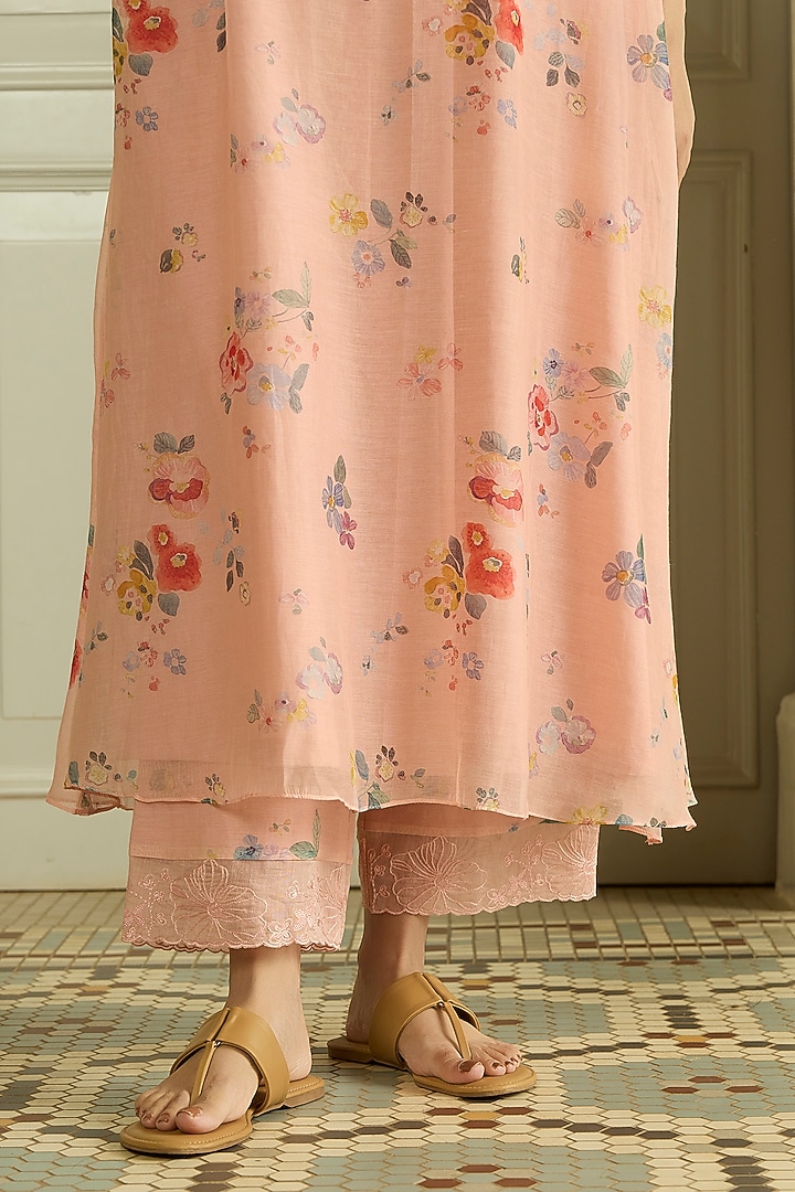Blossom Muslin Cotton Floral Printed Co-Ord Set by Vaayu at Pernia's Pop Up Shop