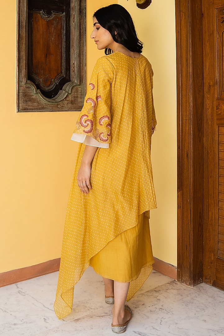 Tuscany Cotton Embroidered Summer Dress by Vaayu at Pernia's Pop Up Shop