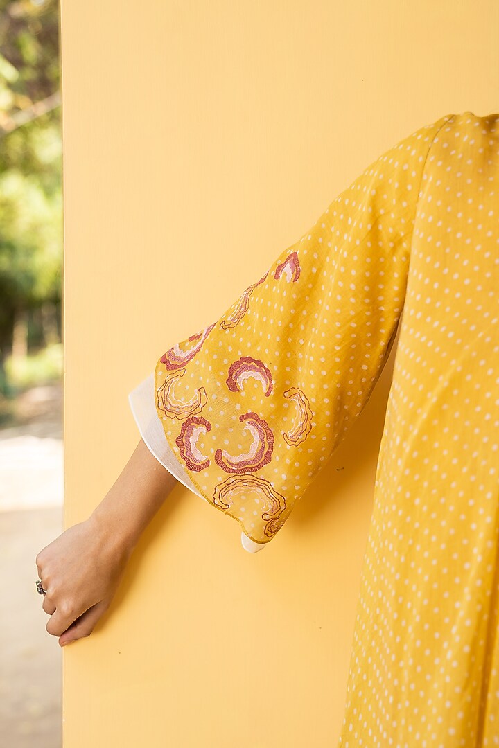 Tuscany Cotton Embroidered Summer Dress by Vaayu at Pernia's Pop Up Shop