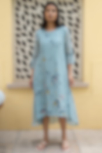 Juniper Printed Dress by Vaayu
