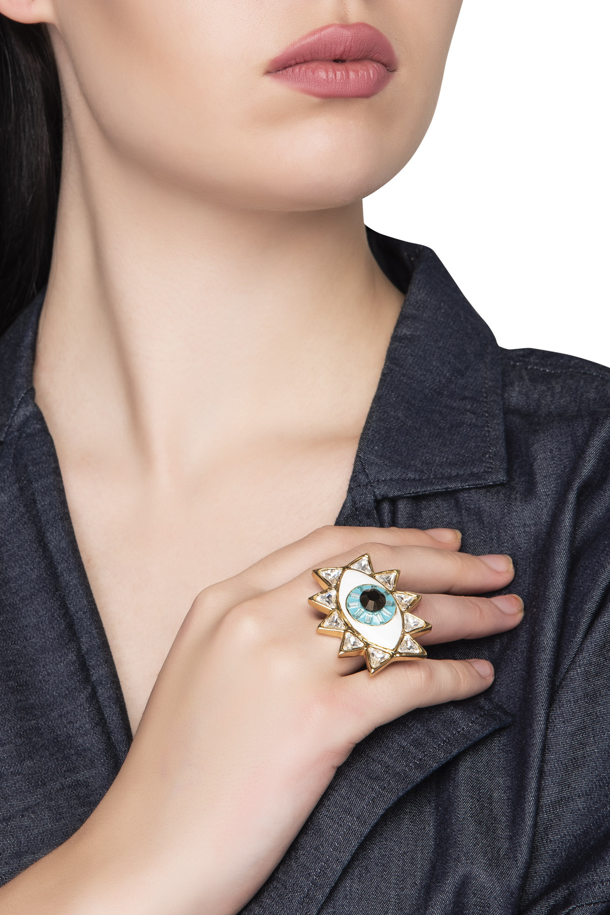 Swarovski evil sale eye ring