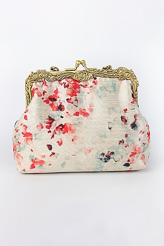 Multi Colored Potli Clutch  by Vareli Bafna Designs