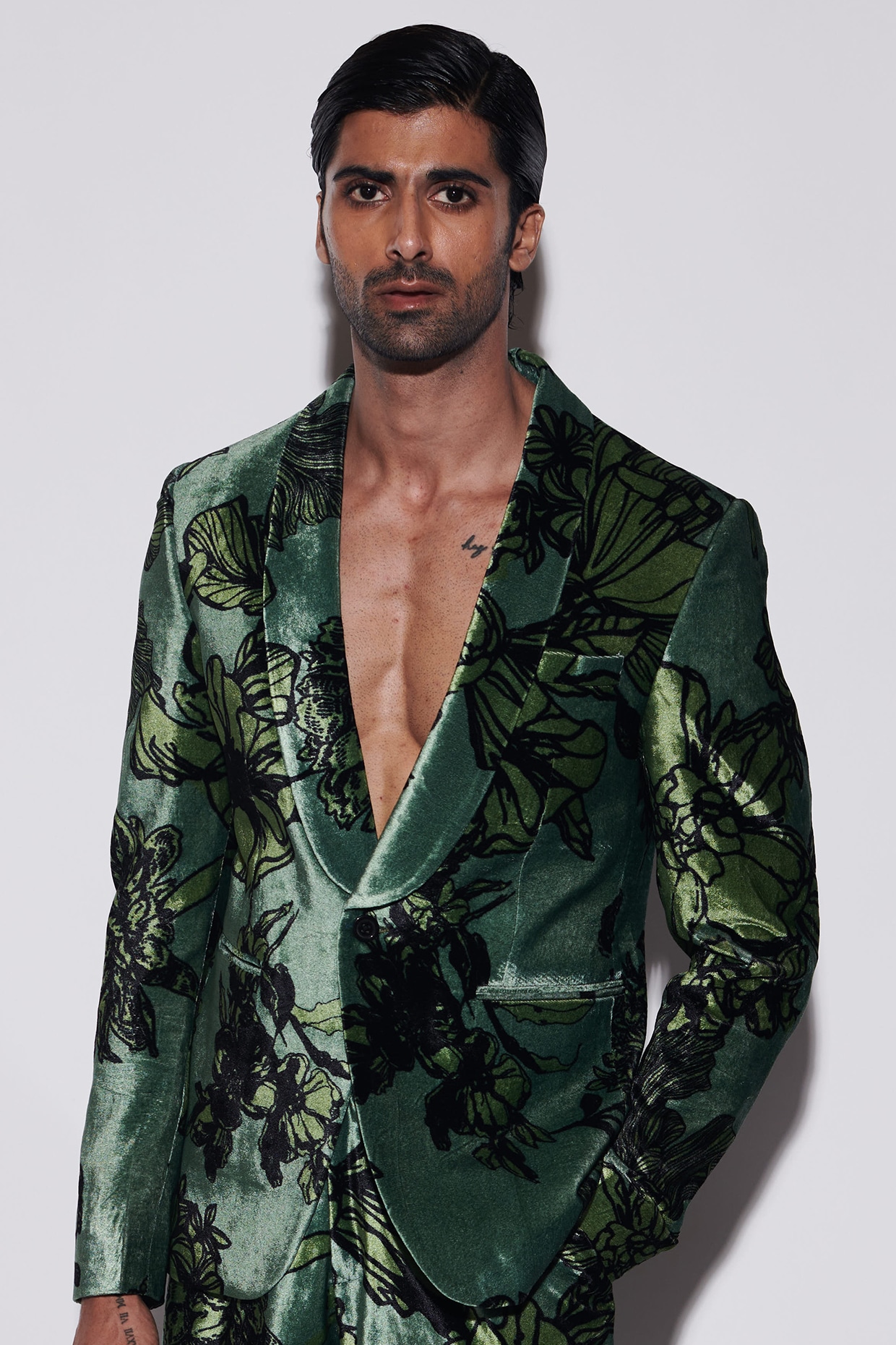 Cloudstyle Mens Suit Jacket Floral Printed Two India | Ubuy