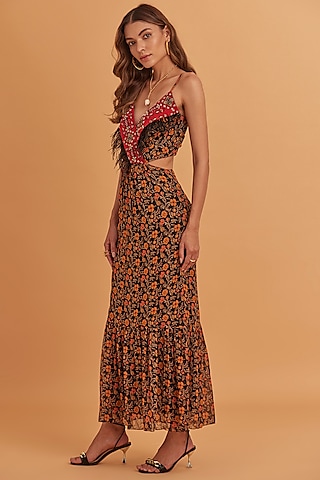 verb by pallavi singhee printed halter dress Buy Multi Color Viscose, Georgette Halter Neck Floral Print Designer Jumpsuit For Women by Verb By Pallavi Singhee Online at Aza Fashions