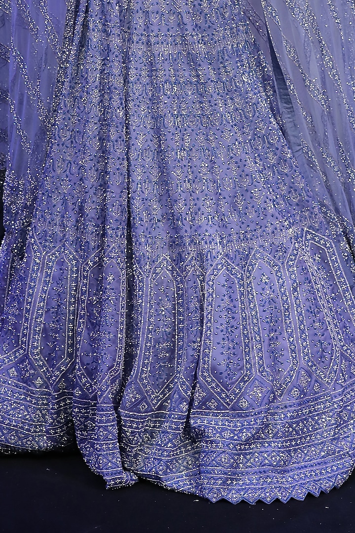 Twilight Steel lehenga ethnowave