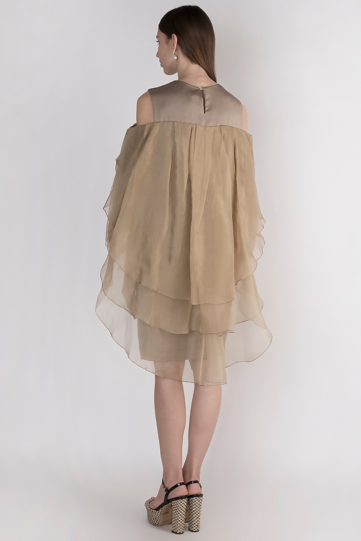 Champagne Tapered Skirt by Vito Dell’Erba at Pernia's Pop Up Shop