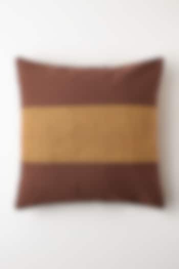 Brown Anii Cushion Cover by Vekuvolu Dozo at Pernia's Pop Up Shop