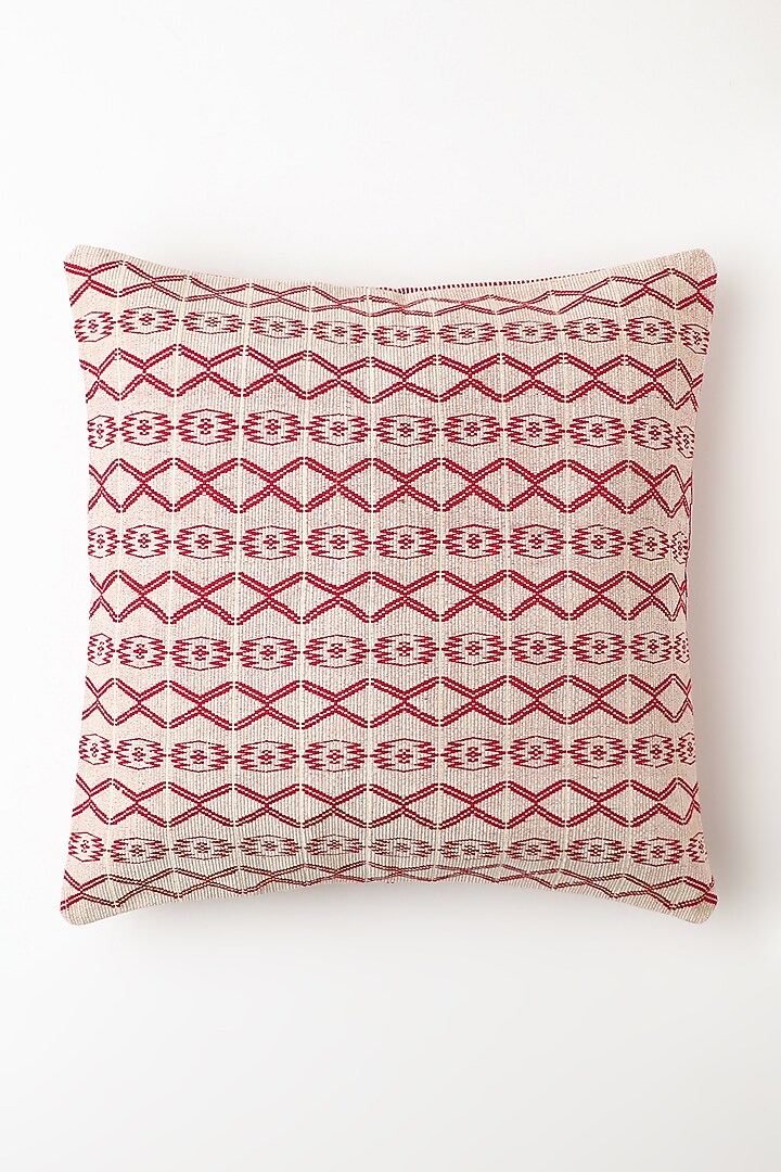 White She Kiishe Cushion Cover by Vekuvolu Dozo at Pernia's Pop Up Shop