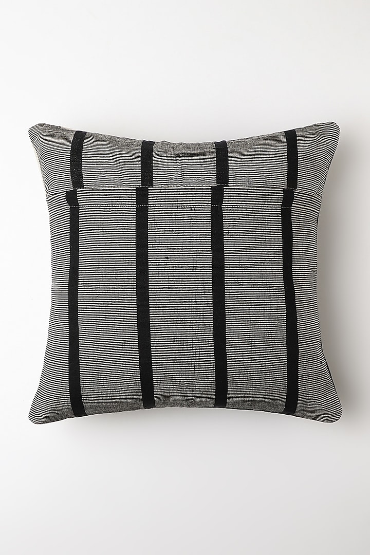 White Metho Cushion Cover by Vekuvolu Dozo at Pernia's Pop Up Shop