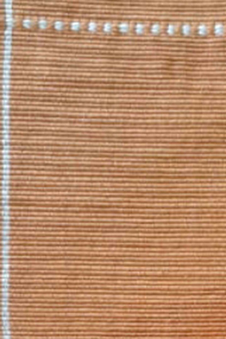Orange & White Cotton Handwoven Table Mat by Vekuvolu Dozo at Pernia's Pop Up Shop