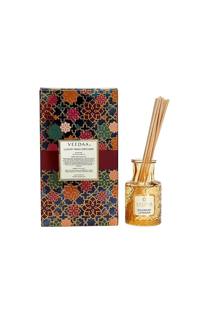 Multi Colored Bulgarian Lavender Classic Reed Diffuser by VEEDAA at Pernia's Pop Up Shop
