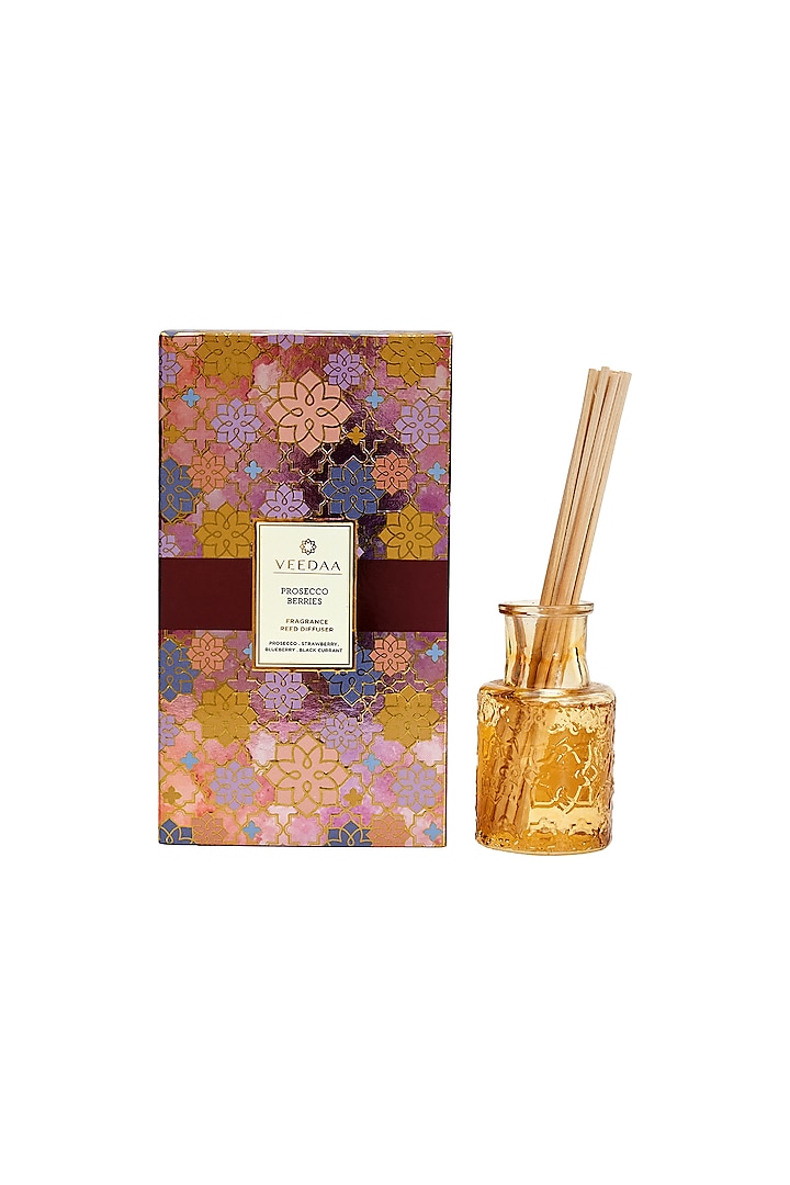 Multi Colored Prosecco Berries Classic Reed Diffuser by VEEDAA